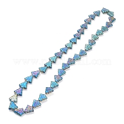 Transparent Electroplate Glass Bead Strands&nbsp;EGLA-C002-FR02
