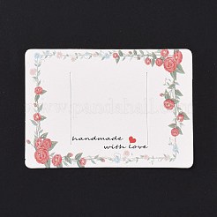 Rectangle Paper Hair Clip Display Cards&nbsp;DIY-B061-02E
