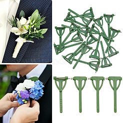 20Pcs Iron & Plastic Brooch Findings&nbsp;JEWB-SC0001-97