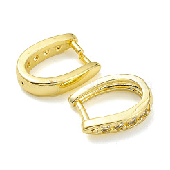 Rack Plating Brass Pave Cubic Zirconia Snap on Bails&nbsp;KK-G464-11G-04