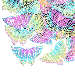  201 Stainless Steel Filigree Pendants&nbsp;STAS-UN0003-81