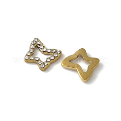 304 Stainless Steel Rhinestone Cabochons&nbsp;STAS-A057-04G-H01
