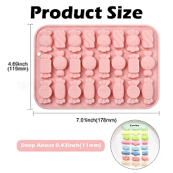 2Pcs Candy Shaped Silicone Fondant Molds&nbsp;ST-CJ0043-022