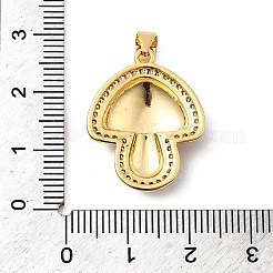 Brass Micro Pave Cubic Zirconia Pendants&nbsp;KK-A266-04E-G