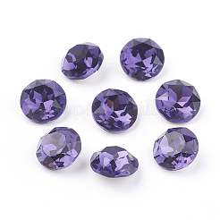 Pointed Back & Back Plated K9 Glass Rhinestone Cabochons&nbsp;RGLA-J012-10mm-277