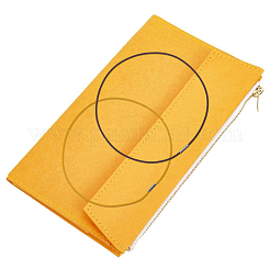 1Pc Rectangle Paper Invoice Zipper Storage Bags&nbsp;ABAG-CP0001-32B
