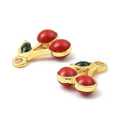 Brass Enamel Charms&nbsp;X-KK-K337-01G-01