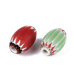 Handmade Millefiori Glass Barrel Beads&nbsp;LA-N002-04