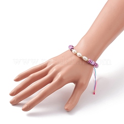 Adjustable Nylon Thread Braided Bead Bracelets&nbsp;BJEW-JB05775