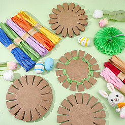 15Pcs Flower Knitting Basket Paper Cards&nbsp;DIY-WR0005-48