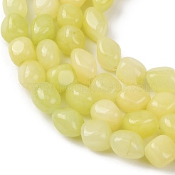 Natural White Jade Dyed Beads Strands&nbsp;G-B078-D22-01A