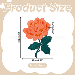 Polyester Clothing Patches&nbsp;PATC-WH0022-47