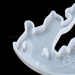 DIY Pendant Decoration Silhouette Silicone Molds&nbsp;DIY-L048-16A
