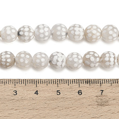 Tibetan Style dZi Beads Strands&nbsp;GG-NH0001-A04-8MM