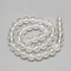Natural Quartz Crystal Beads Strands&nbsp;G-R446-4mm-29