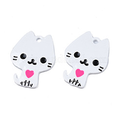 Rack Plating Alloy Enamel Spray Painted Pendants&nbsp;ENAM-T011-155A