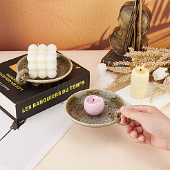 Porcelain Candle Holders&nbsp;AJEW-WH0504-06