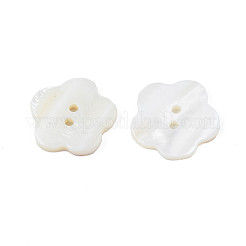 Natural Freshwater Shell Buttons&nbsp;SHEL-N026-181