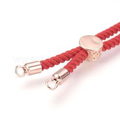 Brass Chain Bracelet Making&nbsp;MAK-L011-RG