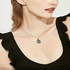 Tibetan Style Zine Alloy Pendant Cabochon Settings&nbsp;FIND-LP0003-77
