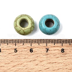 Synthetic Gemstone European Beads&nbsp;TURQ-S283-34