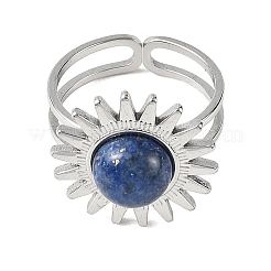 Stainless Steel Cuff Open Rings&nbsp;RJEW-JR01078-02