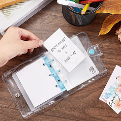 3-Ring 4 Inch PVC Mini Binder Savings Challenge&nbsp;DIY-WH0430-204C