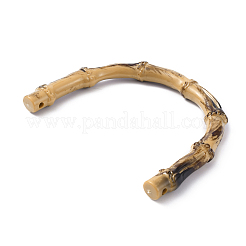 Plastic Imitation Bamboo U-Shaped Bag Handles&nbsp;FIND-WH0010-28B
