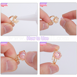 20Pcs Adjustable Brass Finger Ring Findings&nbsp;DIY-CA0005-62