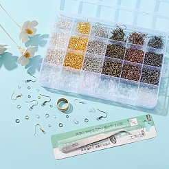 DIY Earring Making Finding Kit&nbsp;DIY-YW0006-36