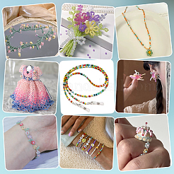 2396pcs 15 Styles Glass Seed Beads&nbsp;SEED-PH0002-39