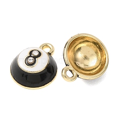 Alloy Rhinestone Pendants&nbsp;AL-CBA7256-02G