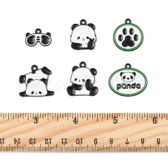 14Pcs 6 Styles Alloy Enamel Pendants&nbsp;ENAM-FS0002-60