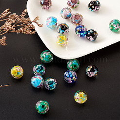 Handmade Lampwork Beads Strands&nbsp;LAMP-CD0001-07