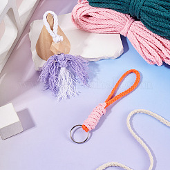 8 Skeins 8 Colors Braided Cotton String Threads for Crafts Knitting Making&nbsp;OCOR-TA0003-56