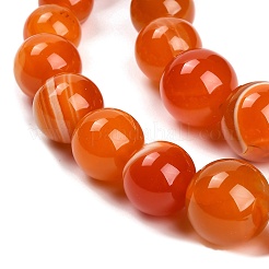 Natural Banded Agate Graduated Beads Strands&nbsp;G-P589-A01-01C