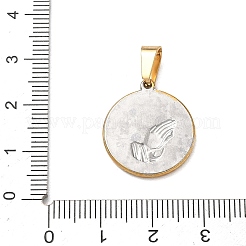 Religion 304 Stainless Steel Pendants&nbsp;STAS-H264-13C-ASG