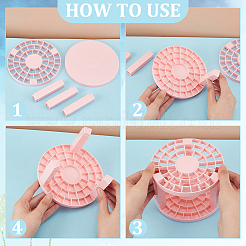 Plastic Cosmetic Brush Storage Stands&nbsp;MRMJ-WH0079-63D