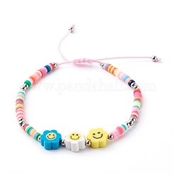 Adjustable Nylon Thread Braided Bead Bracelets&nbsp;BJEW-JB06198