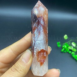 Tower Natural Ferruginous Quartz Healing Stone Wands&nbsp;PW-WG58986-01