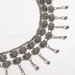 Tibetan Style Butterfly Zinc Alloy Tassel Waist Belly Chains for Women&nbsp;FS-WG3E192-01