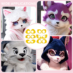 6 Styles 6 Pair Acrylic Craft Eye&nbsp;DOLL-BC0001-01A