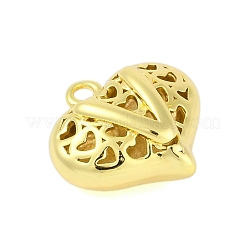 Hollow Brass Pendants for Valentine's Day&nbsp;KK-M289-03V-G