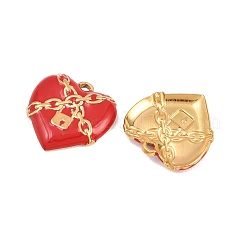 304 Stainless Steel Enamel Pendants&nbsp;STAS-K293-22G-01