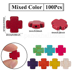 100Pcs Synthetic Turquoise Beads&nbsp;TURQ-SC0001-29A