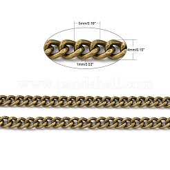 Iron Cuban Link Chains&nbsp;CH-R013-5x4mm-AB-NF