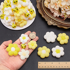 42Pcs 9 Styles Handmade Cotton Knitting Ornament Accessories&nbsp;DIY-WR0005-08