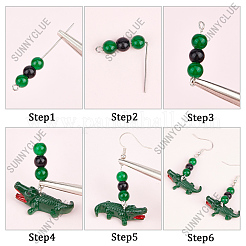 DIY Animal Dangle Earring Making Kit&nbsp;DIY-SC0021-54