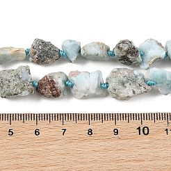 Raw Rough Natural Larimar Beads Strands&nbsp;G-D101-A06-01