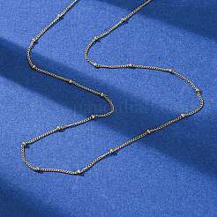 2MM 304 Stainless Steel Satellite Chain Necklaces&nbsp;NJEW-T016-24G